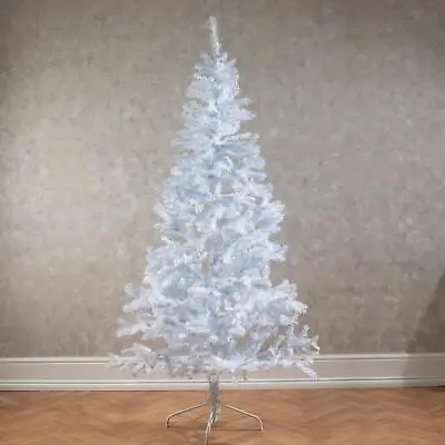 £17.99 • Buy White Artificial Christmas Tree Xmas Tree Home Decoration Spruce 7FT