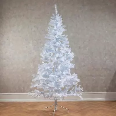 £17.99 • Buy White Artificial Christmas Tree Xmas Tree Home Decoration Spruce 7FT