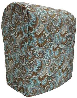 Brown & Teal Paisley Cover Compatible With Kitchenaid Stand Mixer • $23.40