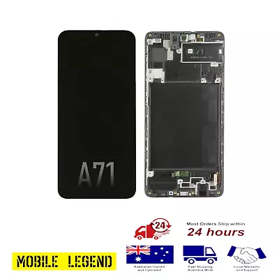 OEM OLED Display Screen Replacement With Frame For Samsung Galaxy A71  A715F • $165.99