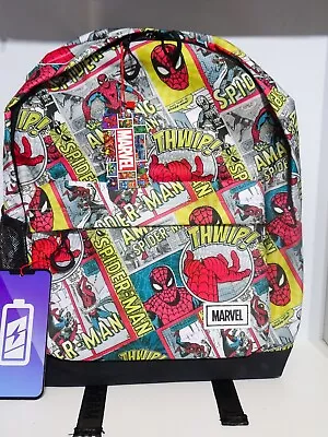 Spider-Man Large Deluxe Rucksack Backpack Marvel • £24.99