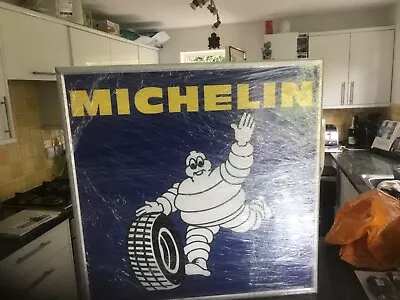 Vintage Michelin Double Sided Light Box Sign • £995