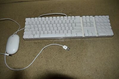 £48.22 • Buy ^^ Apple A1048 Wired Keyboard & A1152 Mouse Set - Tested (pf33)