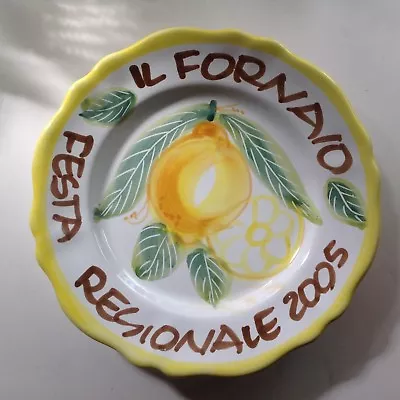 2005 Vintage Cerasella Il Fornaio Venezia Festa Regionale Plate Lemons • $14.99