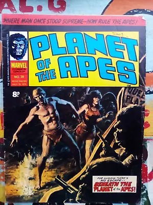 Planet Of The Apes #39  - Marvel UK - 1975 - VG CONDITION - FIRST PRINTING • £4.99