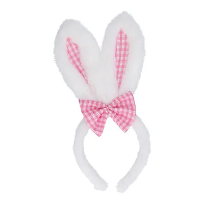 Gisela Graham Fluffy Bunny Rabbit Easter Headband - Costume Dress Up Bunny Ears • £7.49