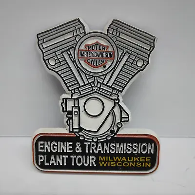 Vintage Harley Davidson Motorcycles Rubber Fridge Magnet Engine Tour Milwaukee  • $10.40