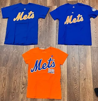 3 Past Seasons NY METS T-shirts For Kids; 2 Blue 1 Orange • $1.75