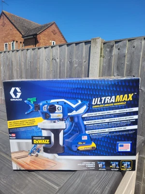 £750 • Buy Graco Ultra Max Cordless Airless Handheld Paint Sprayer 17M367