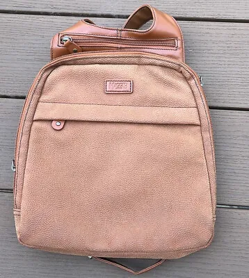 MAGGIE B Brown Pebbled Material BACKPACK • $9.99