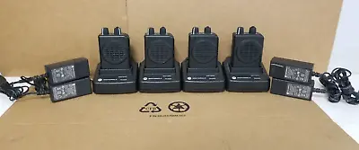 LOT OF 4 Motorola MinitorV UHF 453-461 MHz Stored Voice Pager A03KMS9239BC #L905 • $399.99