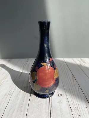 Antique William Moorcroft 9.5” Pomegranate Bottle Vase • $185