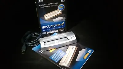 IRIS Card Pro4 Credit Card Scanner W Software 101823_005 • $5