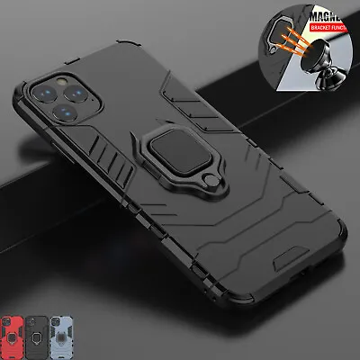 $14.99 • Buy For IPhone 6s 13 Pro Max 7 8 Plus Shockproof Hybrid Armor Ring Holder Cover Case