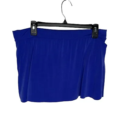 Magicsuit By Miraclesuit Swim Skirt Womens 14 Blue Swimsuit Bathing Suit Bottom • $49.99