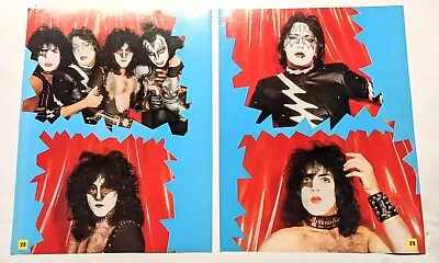 Kiss / Eric Carr / Ace Frehley / Makeup Magazine Centerfold Pinup Poster (2) • £12.34