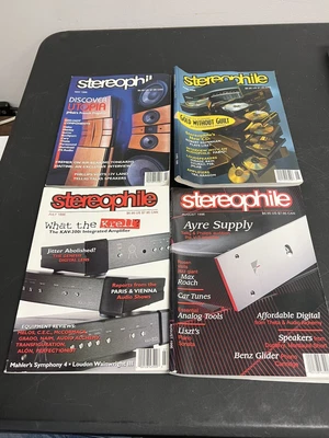 $17.99 • Buy Stereophile Magazines Lot Of 4 From 1996 - May, June, July, And August