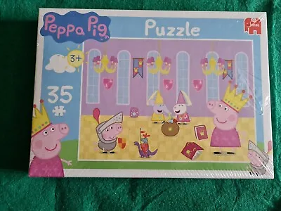Peppa Pig Jigsaw Puzzle Medieval Castle 35 Piece New • £9
