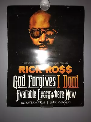 RICK ROSS 23’x18’ POSTER God Forgives  I Don’t Hip Hop Maybach Music • $75