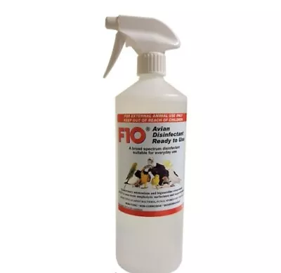 F10 Avian Bird Safe Ready To Use Disinfectant • £20.99