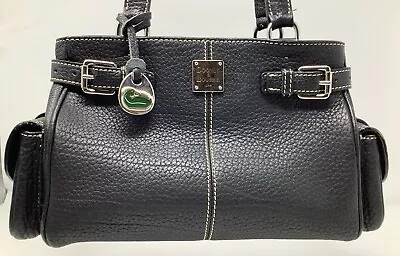 Dooney & Bourke 1975 Black Leather Shoulder Bag (0423110) • $10.50