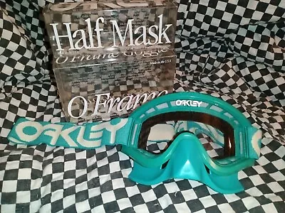 Vintage   Oakley Goggles/mask / Face Guard  Mxama Motocross Helmet Visor  • $299