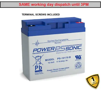 POWERSONIC Battery REPLACEMENT FOR  To Build RBC7 For APC UPS (Needs Assembly) • £33.95