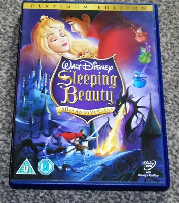 SLEEPING BEAUTY : 2 DISC 50th ANNIVERSARY EDITION DISNEY DVD - VGC (FREE UK P&P) • £3.95