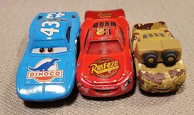 Disney Pixar Cars Steve McQueen Rust Eze Desert Camo King Dinoco 1:55 Scale • $12.99