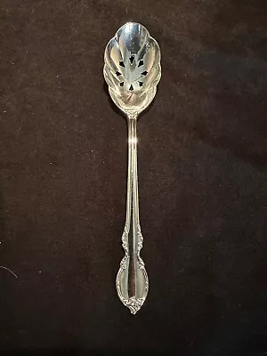 Vintage 1847 Rogers Bros. IS Silverplate Reflection Pierced Berry Serving Spoon • $9.99