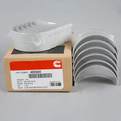 $64.85 • Buy FOR Cummins STD Connecting Rod Bearing 5.9 6.7 Turbo 24V ISBE 4893693 03-08