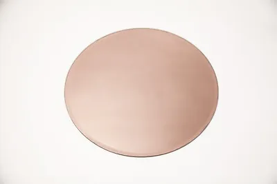 Clearance Rose Gold Round Mirror Plates  20 And 30cm Wedding Table Centrepieces • £4.79