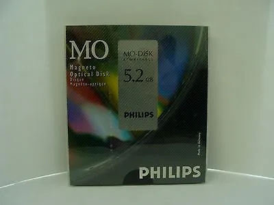 NEW 5-Pack Philips 83PDO MO 5.2GB Optical Disk RW 5.25  (Same As EDM-5200C) • $300