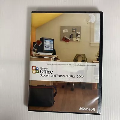 Microsoft Office Student And Teacher Edition 2003 W/Product Key • $7.96