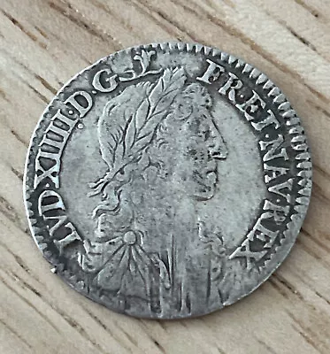 Louis XIV - France - Silver 1/12 Ecu - 166? • £100