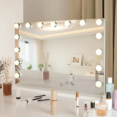 ELECWISH Hollywood Vanity Makeup Mirror Lighting 15 Bulbs With USB Charge • $84.99