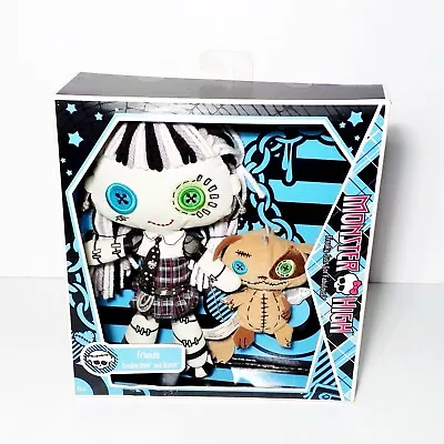 Monster High Friends Plush Frankie Stein & Watzit 2009 NEW RARE • $94.99