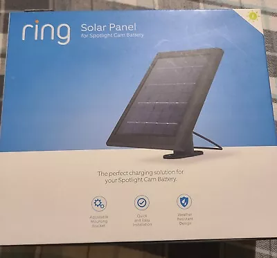 Ring Solar Panel For Spot Light Cam - Black - Bought Refurbished From Woot • $34.99