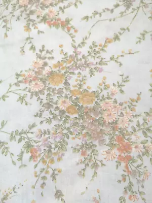 £5.99 • Buy EARLY YEARS CATH KIDSTON 134 X 62 PASTEL SPRAY FLOWERS HABERDASHERY FABRIC