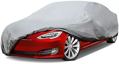 Platinum Guard Gray 7 Layer Super Soft Car Cover With Cotton Outdoor Protect Aga • $108.07