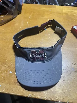 Mississippi State Bulldogs Visor Adult One Size Adjustable Gray Adidas • $11.77