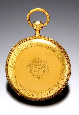 Quarter Hour Repeater Gold Pocket Watch | Hinvilles Mid 19th Century C1850s • $3200