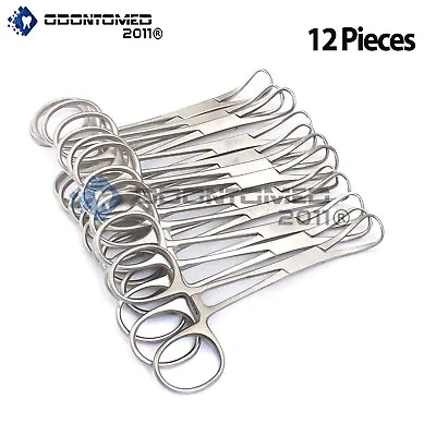 12 Pcs Backhaus Towel Clamp 3.5  Surgical Medical Veterinary Brand New Set • $15.05