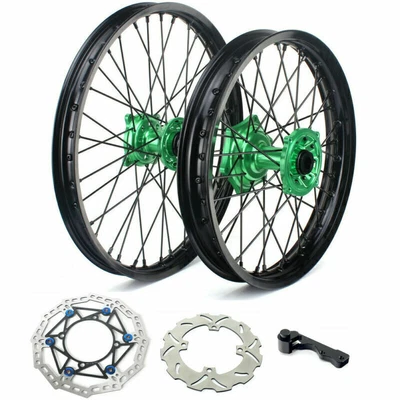 $589.66 • Buy For KAWASAKI 21  Front 19  Rear Wheel Set KX125 KX250 06-08 KX450F KX250F 06-18