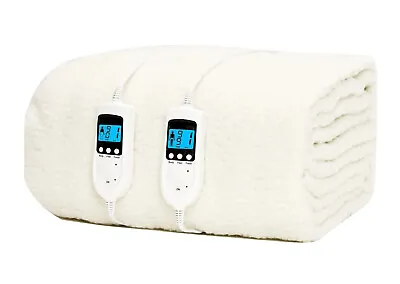 Homefront Electric Blanket King Size Bed Dual Control - 152x203x40cm - Fleece... • £75.04