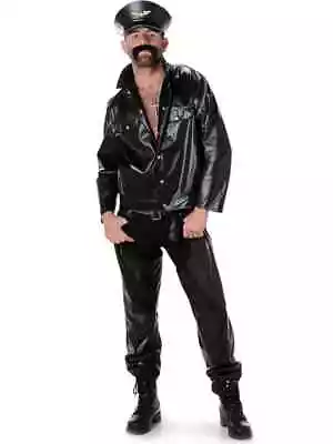 1980's Biker Leather Look (Village People) Mens Complete Costume By Karnival • $62