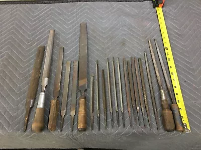 Qty 20 Vintage Machinist Files Tool USA Made - Huge Lot Of 20 Group #6 • $9.99