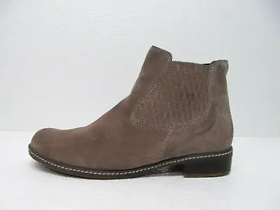 Gabor Women's Pescara Comfort-H Chelsea Booties Taupe Suede Size 7 • $49.99