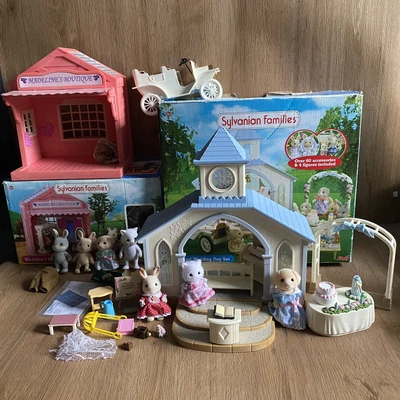 £44.99 • Buy Sylvanian Families SPECIAL Wedding Day Set & Madeline’s Boutique - Not Complete