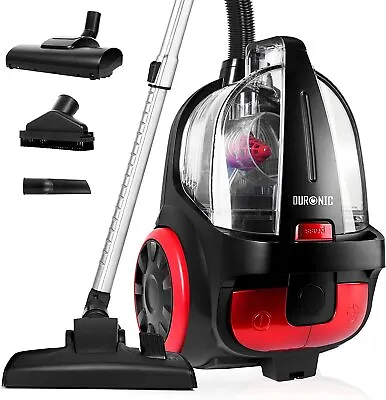 £78.99 • Buy Duronic Bagless Cylinder Vacuum Cleaner VC5010, Cyclonic Carpet And Hard Floor